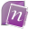 Microsoft Office OneNote Icon 32x32 png